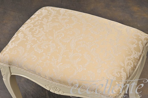 イタリア製 スツール アイボリー仕上げ／RJベージュ｜Stool Ivory/RJ Beige｜GP-58WF3B