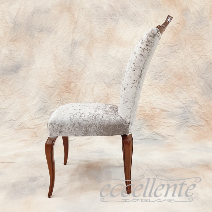 イタリア製 ダイニングチェア BRUSSELS シルバー｜Dining Chair BRUSSELS Silver｜GP-039091DST