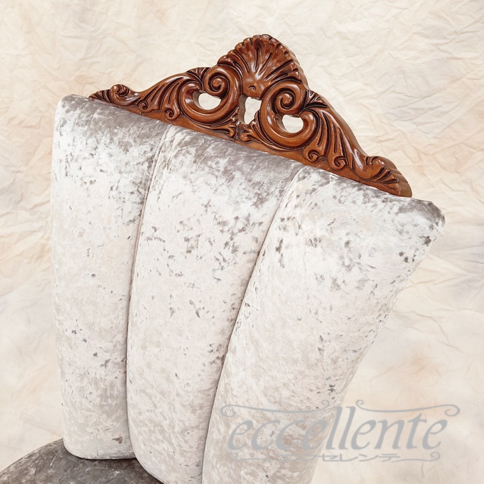 イタリア製 ダイニングチェア BRUSSELS シルバー｜Dining Chair BRUSSELS Silver｜GP-039091DST