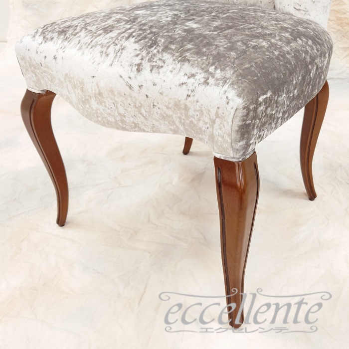 イタリア製 ダイニングチェア BRUSSELS シルバー｜Dining Chair BRUSSELS Silver｜GP-039091DST