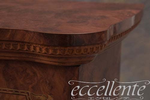 【サルタレッリ/Saltarelli】 イタリア製 2段ナイトチェスト アマルフィ ウォールナット｜AM-35