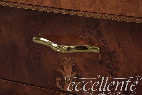 【サルタレッリ/Saltarelli】 イタリア製 2段ナイトチェスト アマルフィ ウォールナット｜AM-35