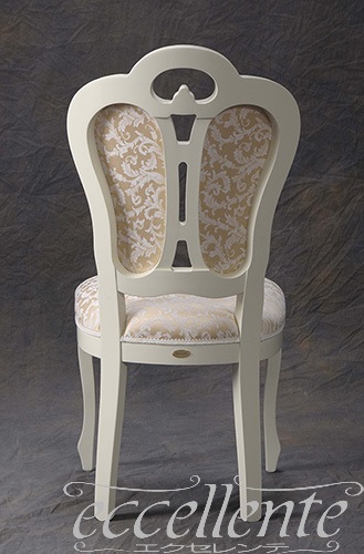 イタリア製 ダイニングチェア ジリオ アイボリー／RJ Beige400｜GP-18WF3B