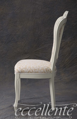 イタリア製 ダイニングチェア ジリオ アイボリー／RJ Beige400｜GP-18WF3B