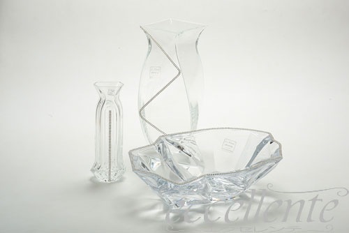 イタリア製 ガラスプレート大 39／スワロフスキー｜FA-046703SW