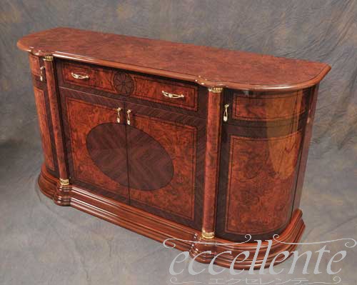 【サルタレッリ/Saltarelli】FL-02 イタリア製 4ドアサイドボード フローレンス ウォールナット