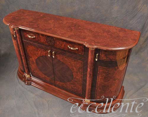 【サルタレッリ/Saltarelli】FL-02 イタリア製 4ドアサイドボード フローレンス ウォールナット