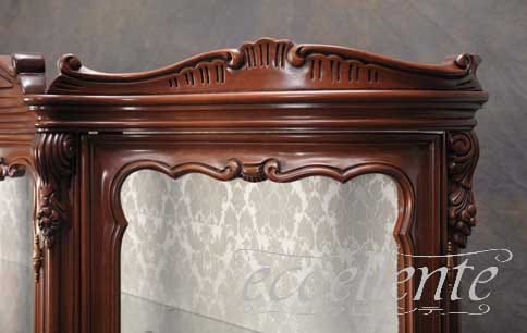 TV-MINE05 イタリア製 4ドアキャビネット　ミネルヴァ　ウォールナット  4 door cabinet Minerva/Walnut color