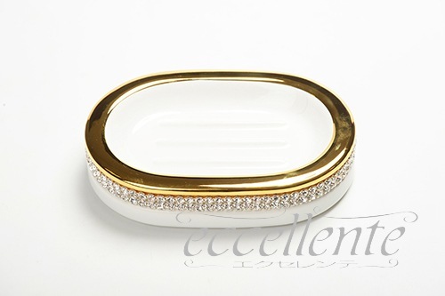 イタリア製 ソープディッシュ Crystal White｜Soap Dish Crystal White｜CB-533BOS