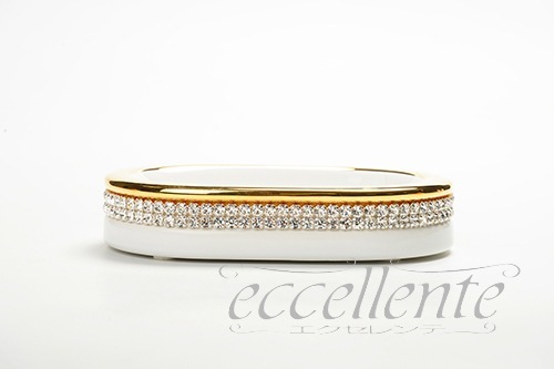 イタリア製 ソープディッシュ Crystal White｜Soap Dish Crystal White｜CB-533BOS