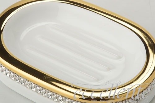 イタリア製 ソープディッシュ Crystal White｜Soap Dish Crystal White｜CB-533BOS