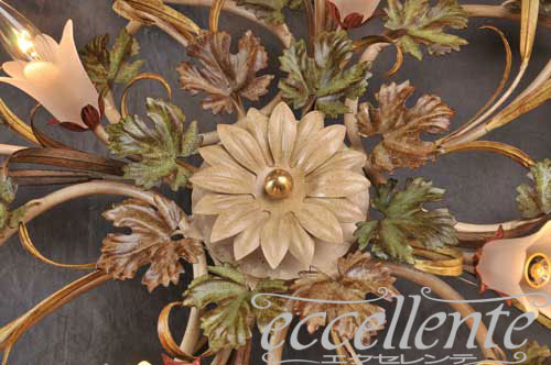 PS-526512P イタリア製 セイリングランプ　12灯　ローズパステル  Ceiling lamp 12 lights/Rose Pastel