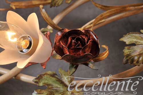 PS-526512P イタリア製 セイリングランプ　12灯　ローズパステル  Ceiling lamp 12 lights/Rose Pastel