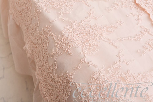 イタリア製 ベッドカバー3面 Corinzio Pink ｜ Bedcover with ruffles on 3 sides / Cornizio Pink｜CH-B186CP