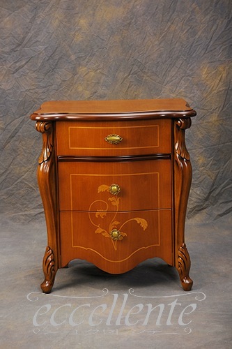 イタリア製 TAROCCO タロッコ社 ナイトテーブル サイドチェスト 象嵌