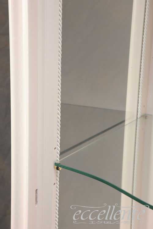 イタリア製 1ドアキャビネット ミネルヴァ ホワイトローズ+シルバーリーフ｜1 door cabinet Minerva White rose color+Silver Leaf｜LA-0013SW