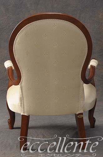 イタリア製 アームチェア ロディ ウォールナット／Broccatello 09｜GP-188F3