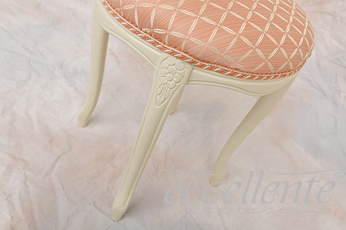 GP-60WF3M イタリア製 ラウンドスツール アイボリー仕上げ/Marianne<br>Round stool Ivory/Marianne