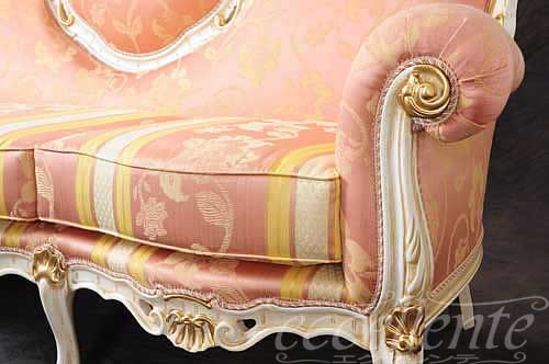 イタリア製 ゴールドソファ 2人掛け イタリア 2人掛け 2Pソファ 2シーターソファ Sinfonia