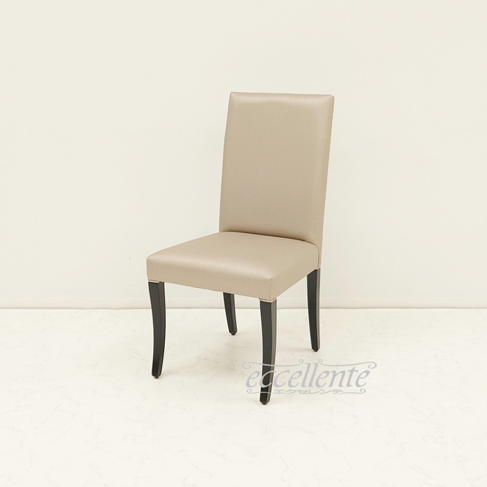 GP-039455DST イタリア製 ダイニングチェアー ZIVA シルバー ブラックレッグ