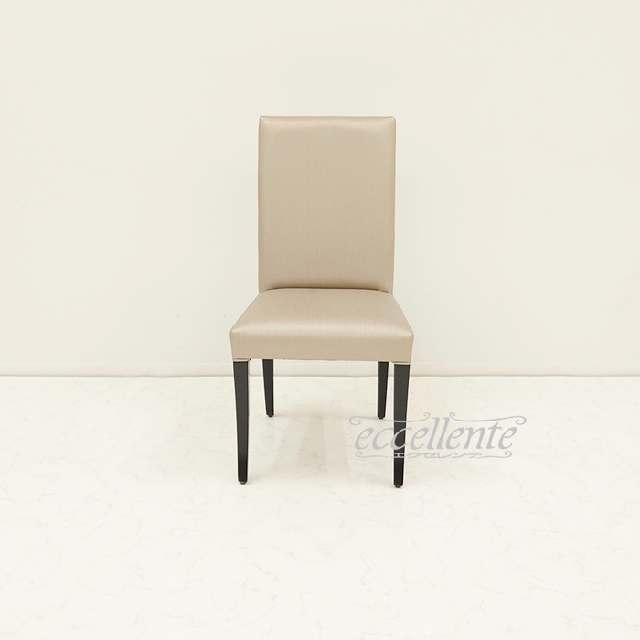 GP-039455DST イタリア製 ダイニングチェアー ZIVA シルバー ブラックレッグ