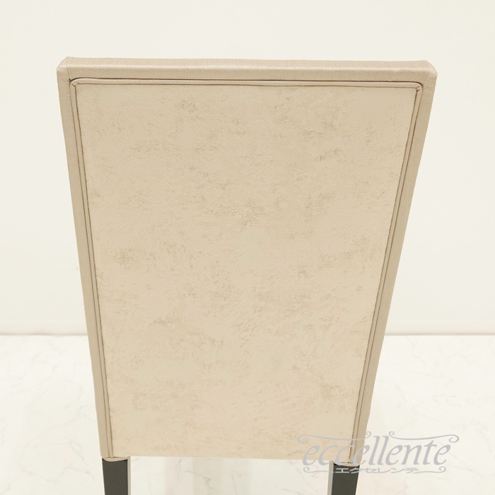 GP-039455DST イタリア製 ダイニングチェアー ZIVA シルバー ブラックレッグ