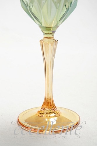 イタリア製 ウォーターグラス グリーン・アンバー｜ Water glass / Green&Amber｜CA-107072GR