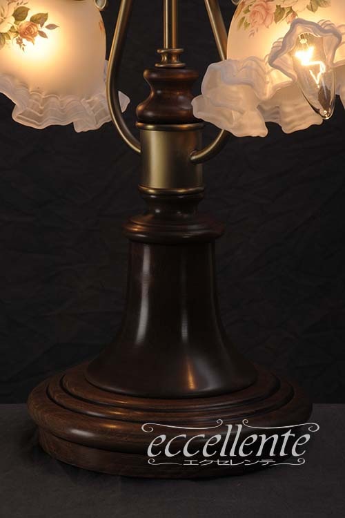 イタリア製 ランプ サティングラス フリル2灯｜L3002D