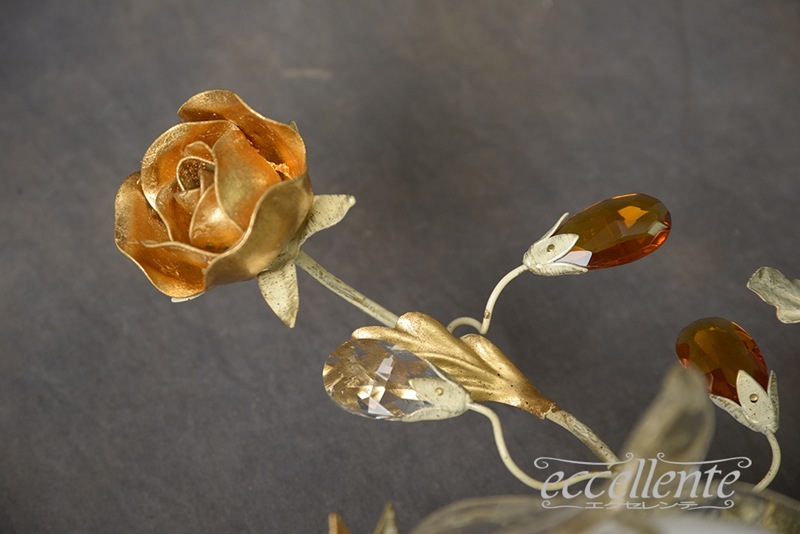 PS-958101RIG イタリア製 ブラケット　1灯　右向き　アイボリーゴールド  Wall lamp 1 light (facing right)/Ivory Gold