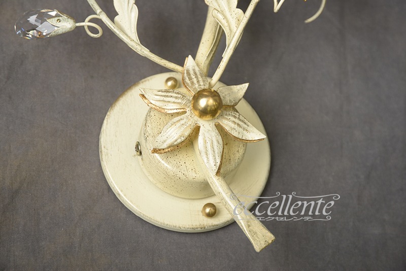 PS-958101RIG イタリア製 ブラケット　1灯　右向き　アイボリーゴールド  Wall lamp 1 light (facing right)/Ivory Gold