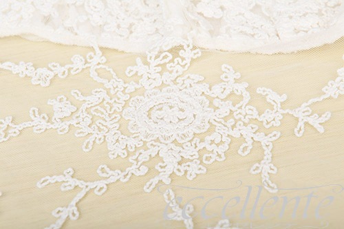 イタリア製 ランチョンマット 四角R レースフリル Corinzio IV｜Place mat square shaped with lace ruffles / Corinzio IV｜CH-L2334CI