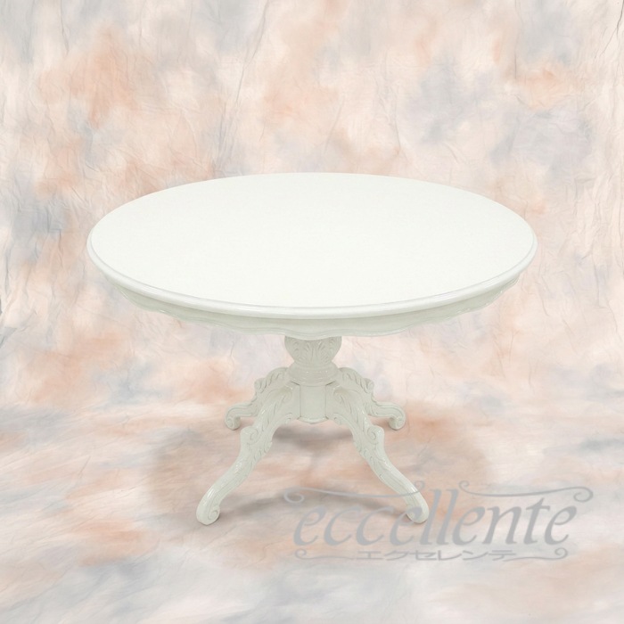イタリア製 ダイニング5点セット ラウンド 110 アイボリー RB｜Round Table 110 Ivory RB｜MS9040LW-GP16-17WAF3B
