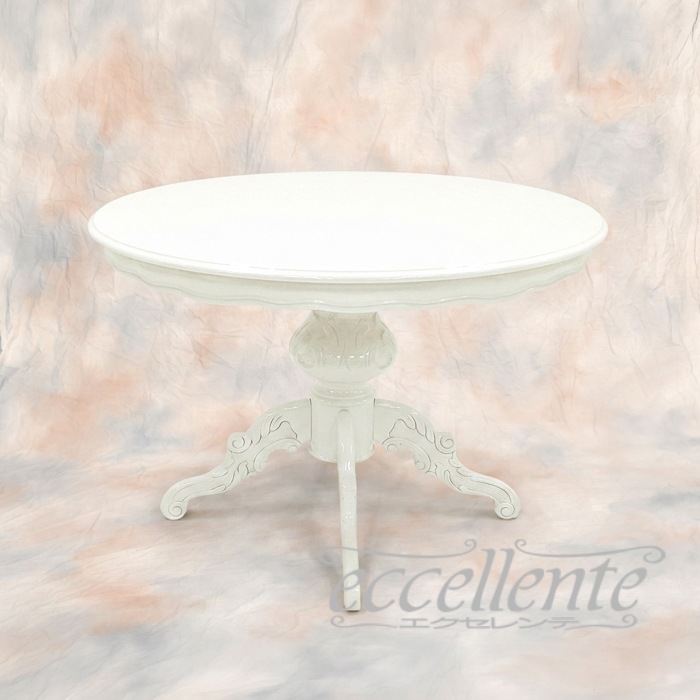 イタリア製 ダイニング5点セット ラウンド 110 アイボリー RB｜Round Table 110 Ivory RB｜MS9040LW-GP16-17WAF3B