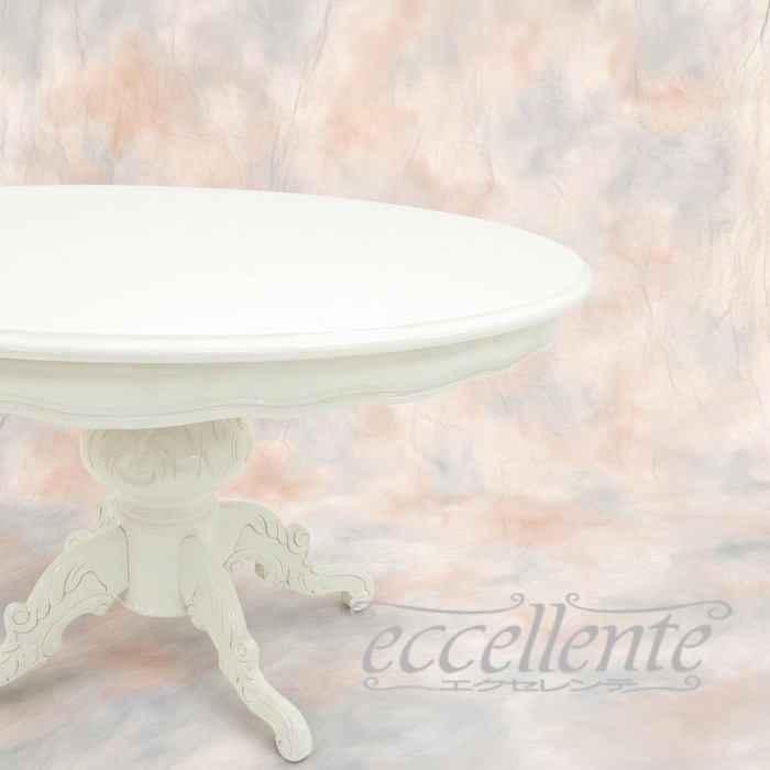 イタリア製 ダイニング5点セット ラウンド 110 アイボリー RB｜Round Table 110 Ivory RB｜MS9040LW-GP16-17WAF3B