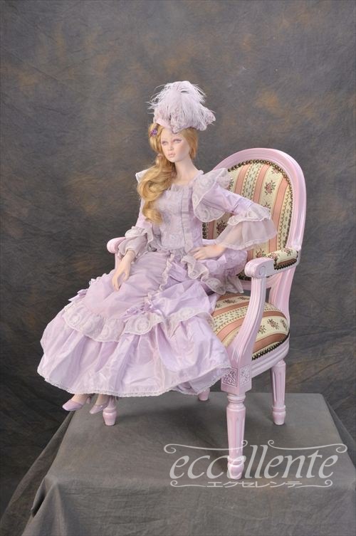 イタリア製 ビスクドール Luisanna Purple｜MR-1078