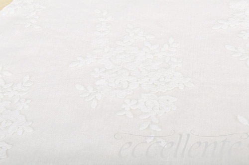イタリア製 ランチョンマット 丸 総レース Provenza Ivory｜Place mat round shaped in full lace  / Provenza Ivory｜CH-L4837PI