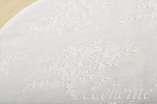 イタリア製 ランチョンマット 丸 総レース Provenza Ivory｜Place mat round shaped in full lace  / Provenza Ivory｜CH-L4837PI