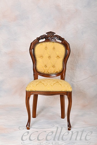 イタリア製 ダイニングチェア ヴェネチアーナ ウォールナット／Grace｜GP-07F2Y