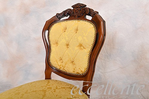 イタリア製 ダイニングチェア ヴェネチアーナ ウォールナット／Grace｜GP-07F2Y