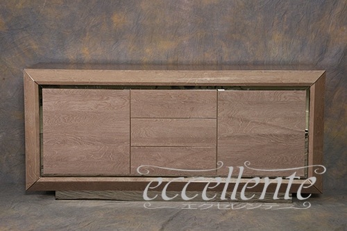 EL-BF301PL イタリア製 3ドアーサイドボード エリーテ 引出付/シルバーバーチ