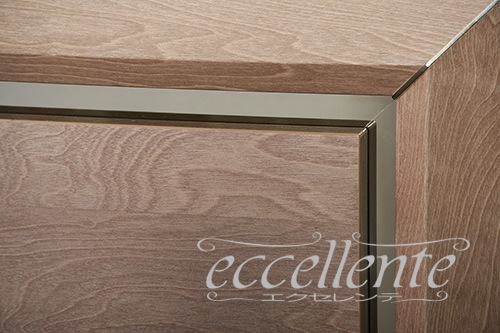 EL-BF301PL イタリア製 3ドアーサイドボード エリーテ 引出付/シルバーバーチ