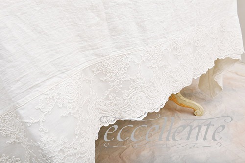 イタリア製 マルチカバー 四角 レース囲み Corinzio IV｜Multi cover square shaped with lace  / Corinzio IV｜CH-M241CI