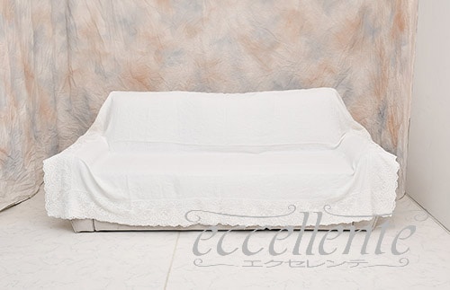 イタリア製 マルチカバー 四角 レース囲み Corinzio IV｜Multi cover square shaped with lace  / Corinzio IV｜CH-M241CI