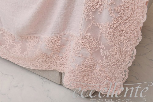 イタリア製 マルチカバー 四角 レース囲み Corinzio PI｜Multi cover square shaped with lace  / Corinzio PI｜CH-M241CP