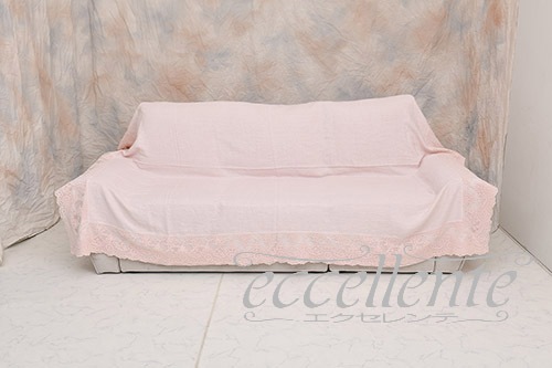 イタリア製 マルチカバー 四角 レース囲み Corinzio PI｜Multi cover square shaped with lace  / Corinzio PI｜CH-M241CP