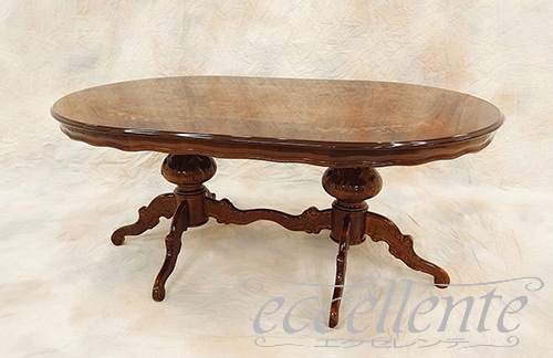 イタリア製ダイニング5点セット 175 象嵌 茶 FB｜Dining Set 175 Inlay Walnut Finish｜MS910TIN-GP16-17F5967B