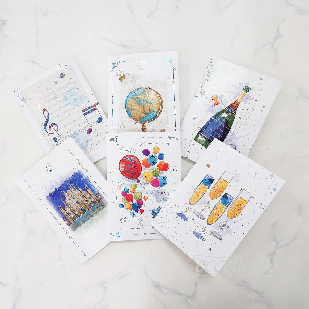 イタリア製 グリーティングカード Greeting card Baloons｜BB-502091