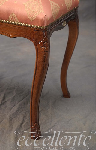 GP-223F2A イタリア製 2シートベンチ Sonia Raso ウォールナット仕上げ/オレンジ <br>2 Seat bench Sonia Walnut color / Raso Orange