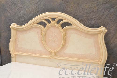 SO-08W 【サルタレッリ/Saltarelli】イタリア製 ダブルベッド ソブラナ　アイボリー(マットレスサイズW160cm)