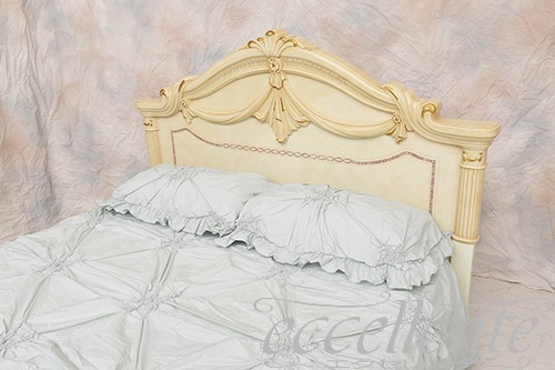 イタリア製 ピローケース フリル Imperiale Mint｜Pillow case with ruffles / Imperiale Mint｜CH-P3465IM